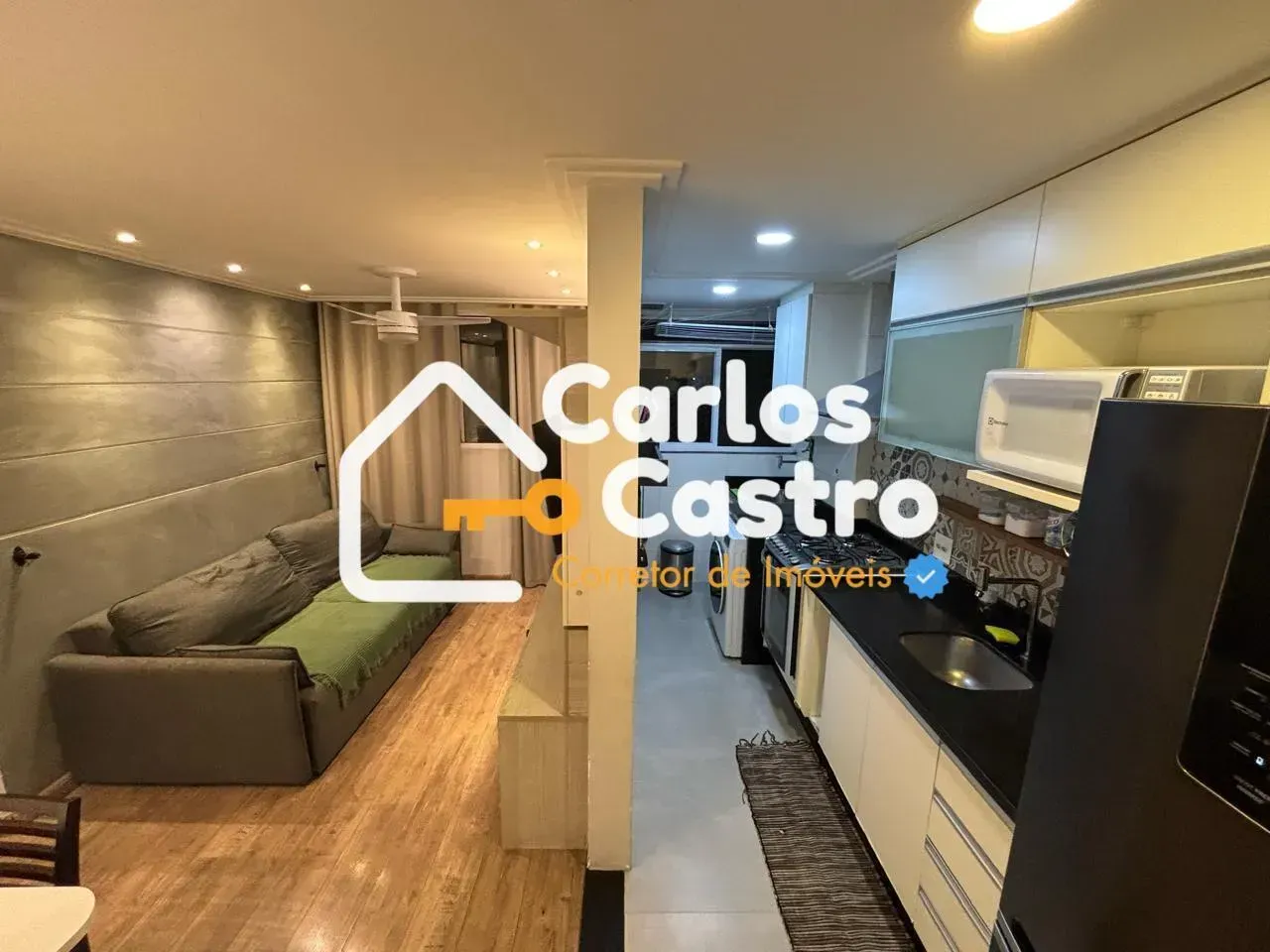 Apartamento mobiliado com 2 quartos e cozinha integrada a gás — photo 2