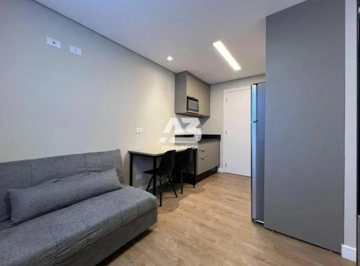 Furnished 26 m² studio with an open-plan kitchen — photo 7