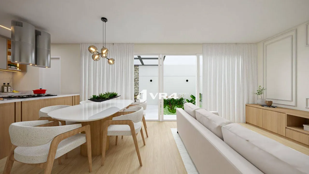 Furnished house with 3 bedrooms and a suite, 204 m²