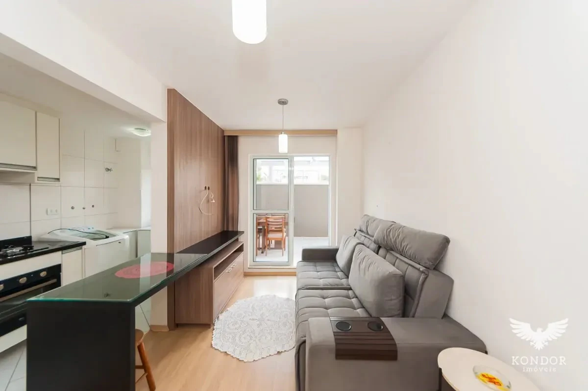 One-bedroom apartment with a washing machine in Curitiba