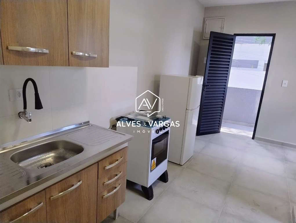 30 m² studio with a gas stove