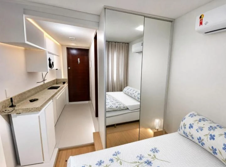 1-bedroom 24 m² apartment with parking space — photo 2