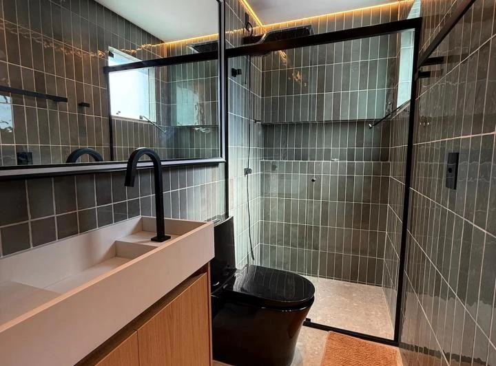 Apartamento amueblado de 28 m² con ducha de vidrio — photo 7