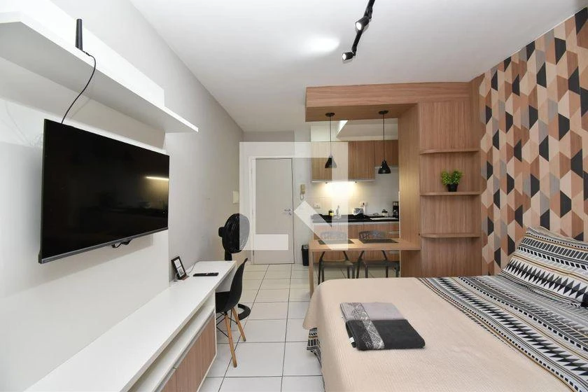 Kitnet amueblada de 27 m² con 1 plaza y 1 dormitorio — photo 9