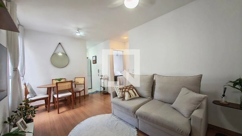 2 quartos e máquina de lavar: apartamento de 44 m²