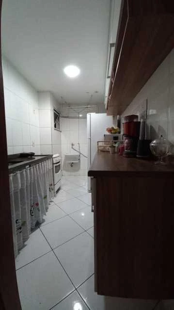 44 m² apartment with 2 bedrooms and a closed kitchen