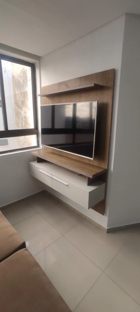 2-bedroom apartment with a washing machine in João Pessoa