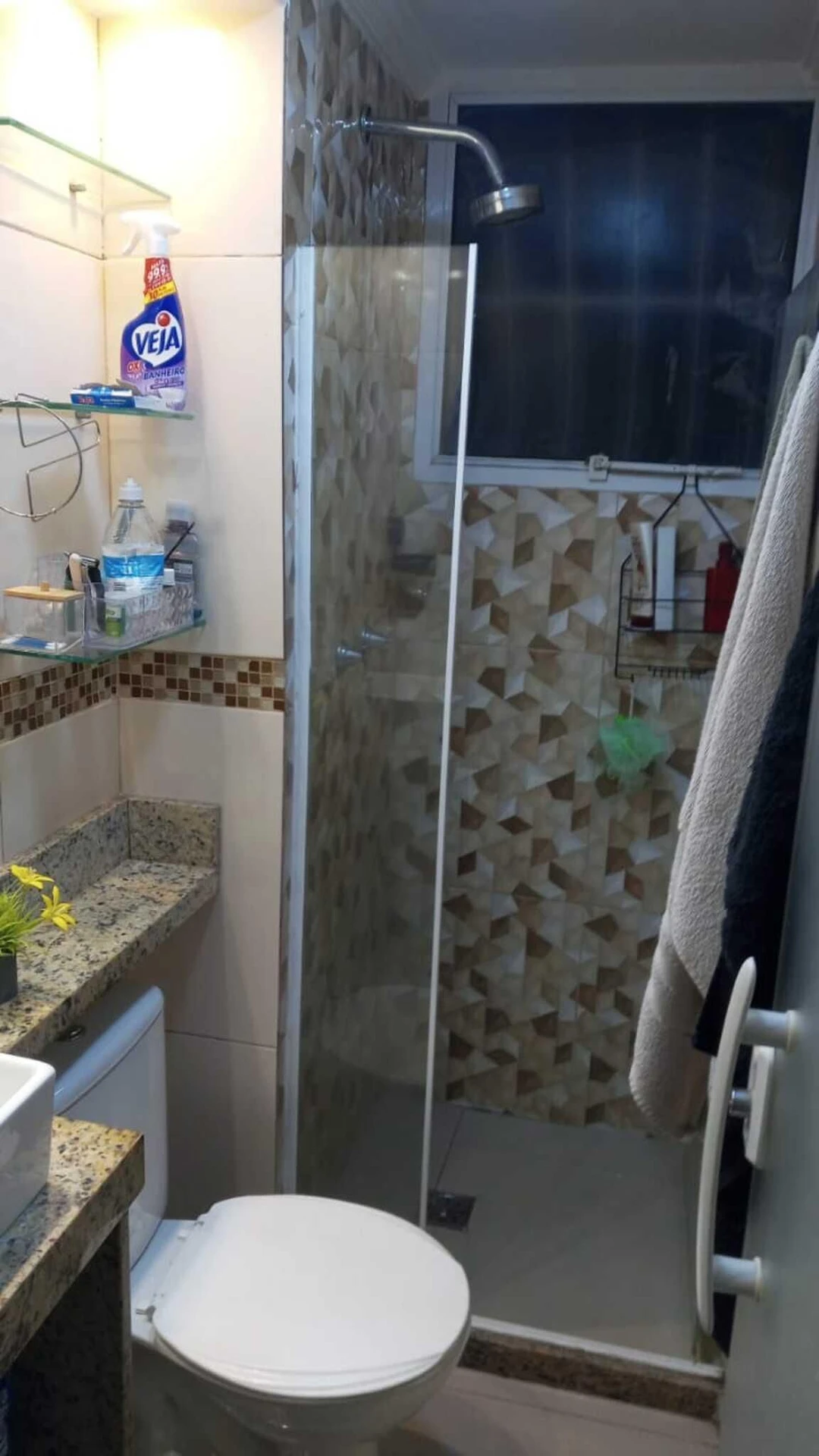 Apartamento amueblado de 2 dormitorios con ducha de vidrio — photo 4