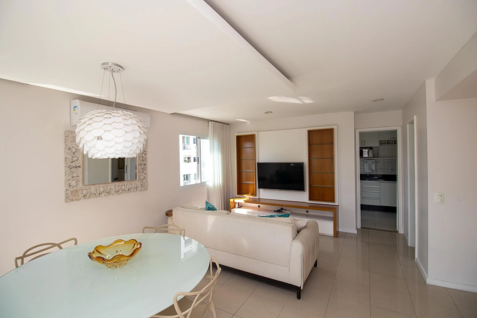 3-bedroom apartment with a glass-enclosed balcony