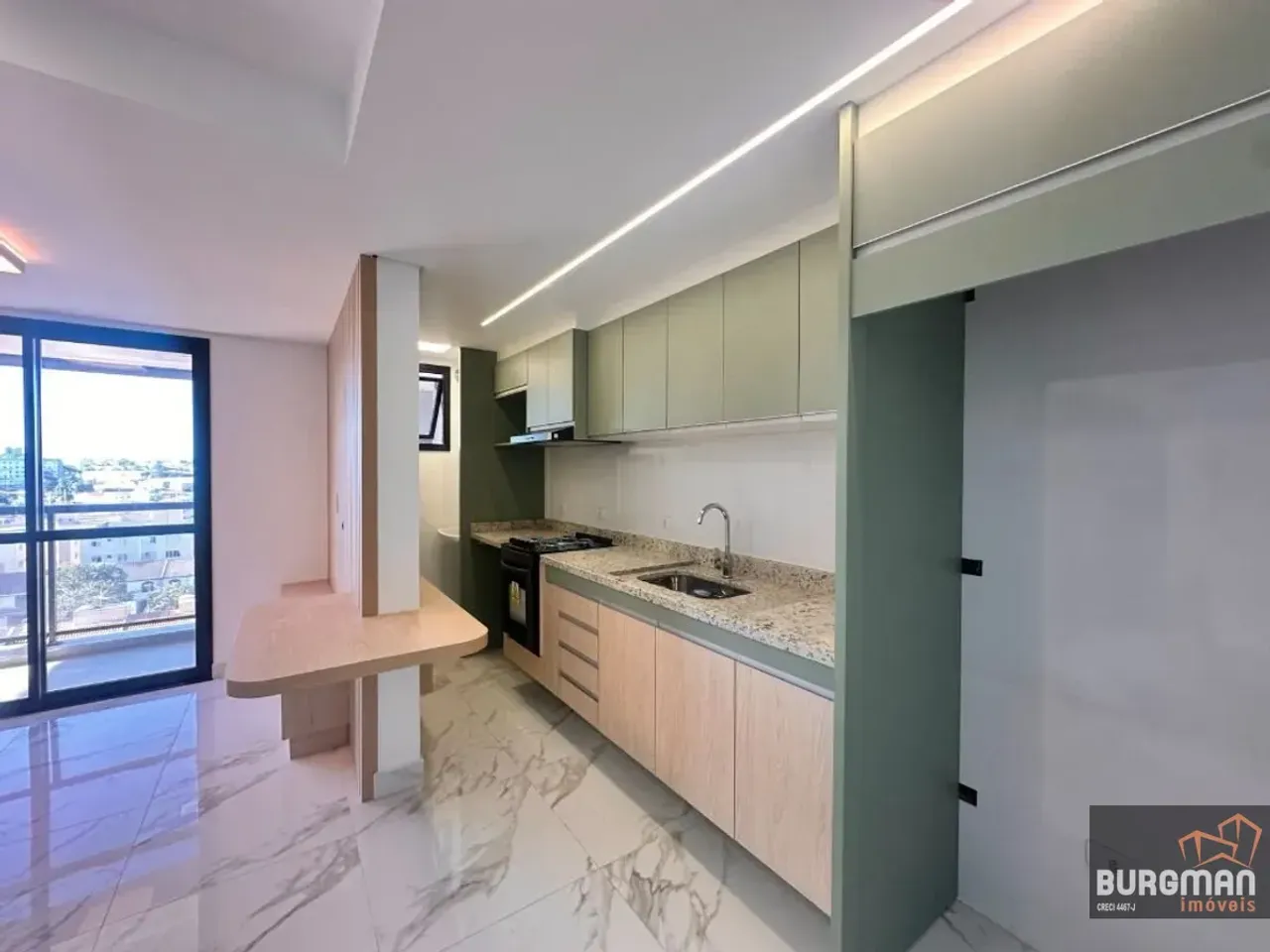 121 m² apartment with 2 bedrooms and 2 parking spaces — photo 2