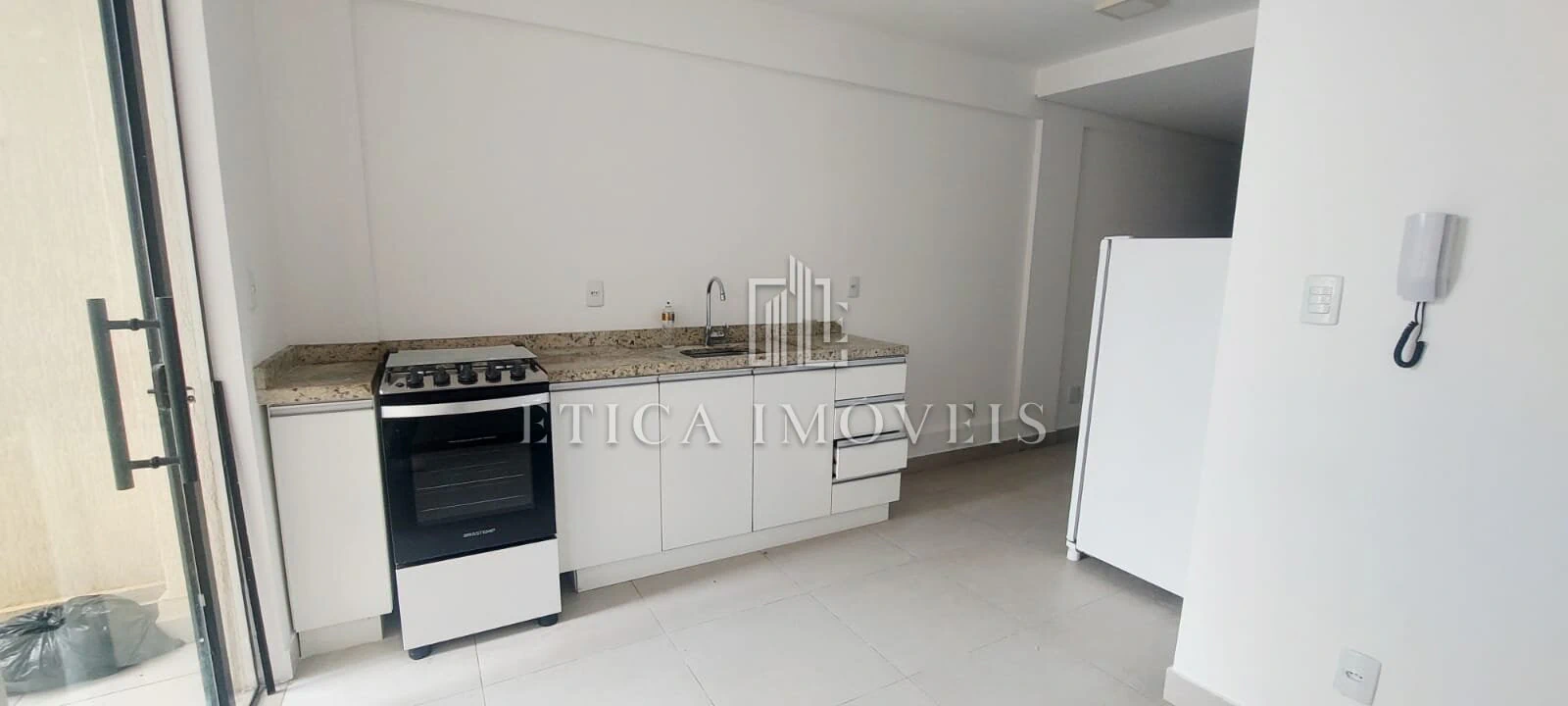 2-bedroom apartment with a grill on the balcony