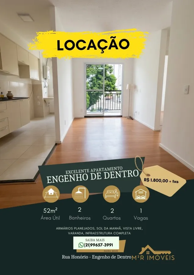 Departamento de 52 m² con espacio de home office y lavadora — photo 10