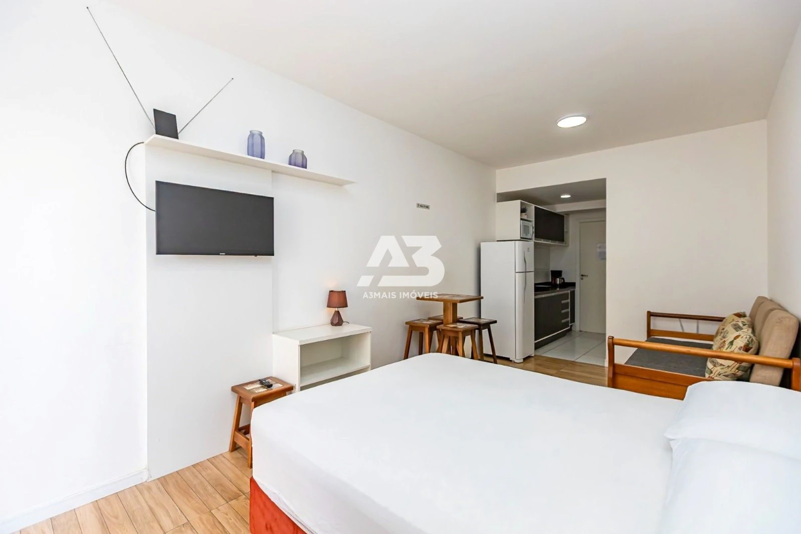 Apartamento mobiliado de 1 quarto com máquina de lavar — photo 4