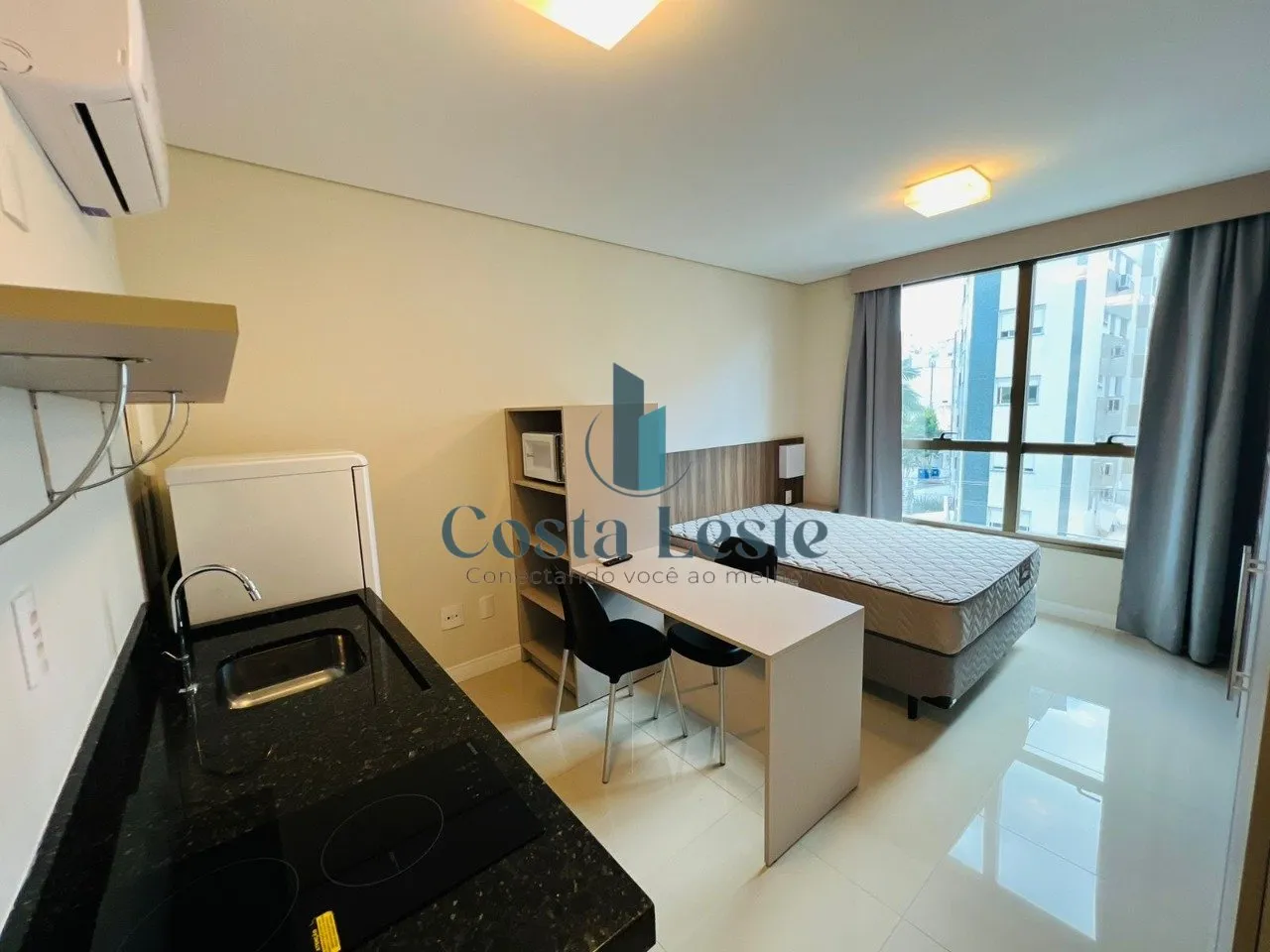 Apartamento mobiliado com 1 quarto e sem vaga