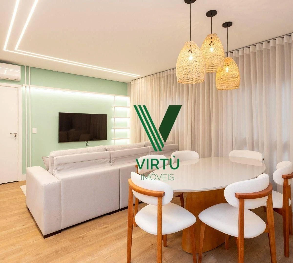 Lavadora y 3 dormitorios: departamento de 72 m²