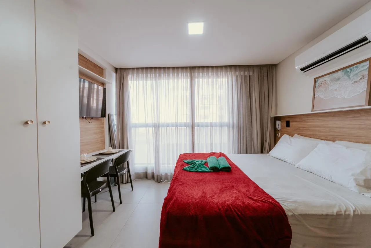Furnished apartment, 18 m², with a washing machine — photo 3