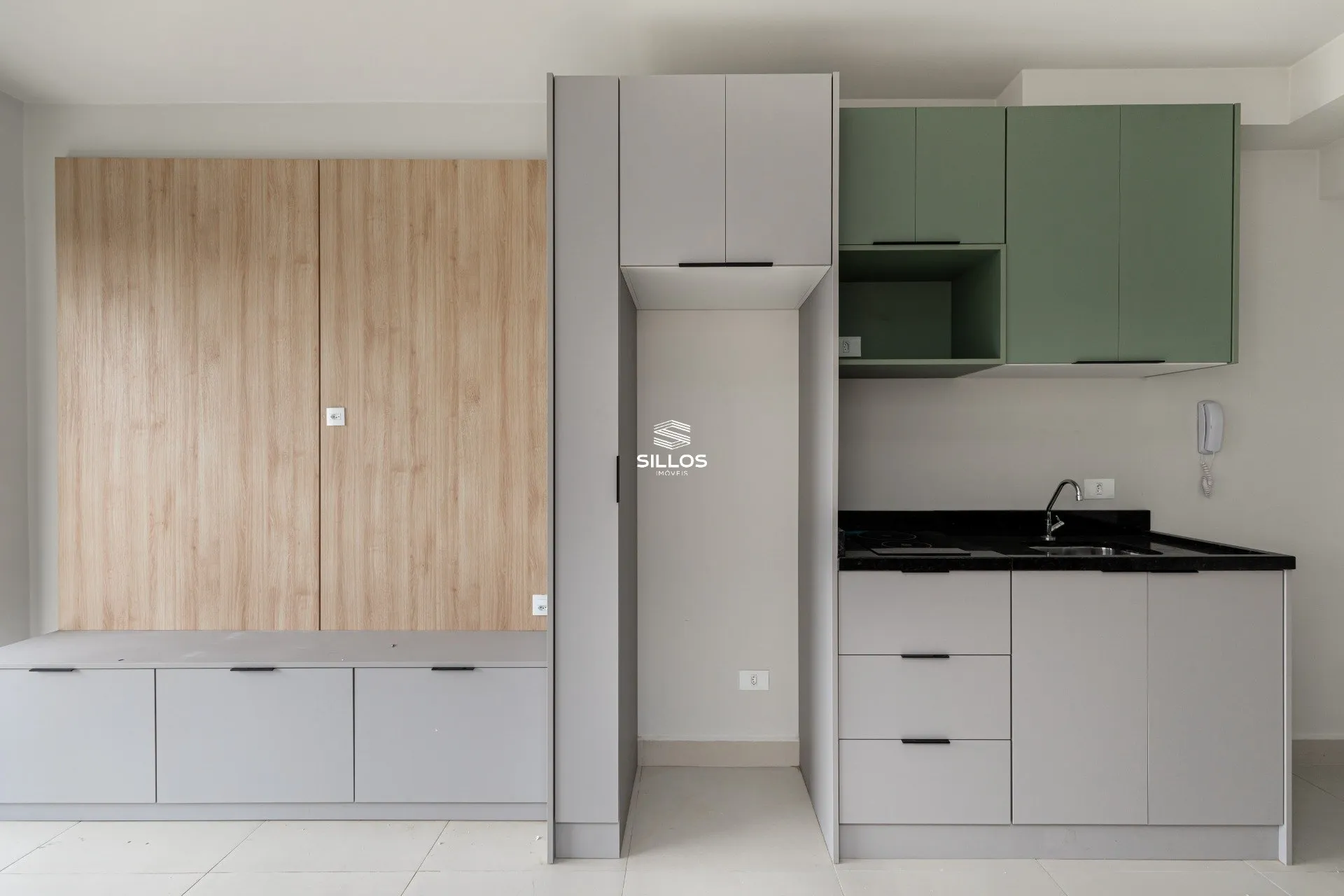 One-bedroom apartment with a washing machine in Curitiba — photo 13