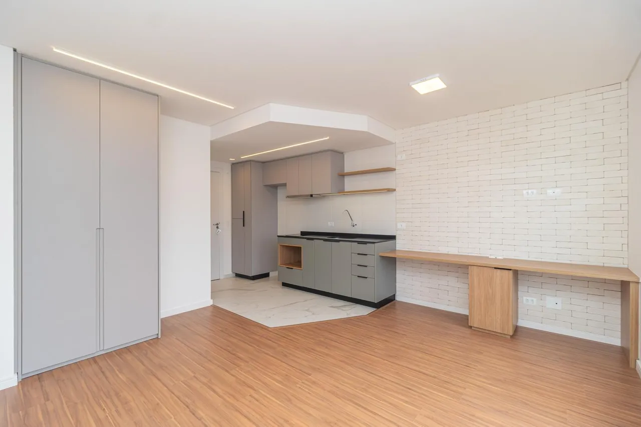 1-bedroom apartment with an open kitchen, 42 m²