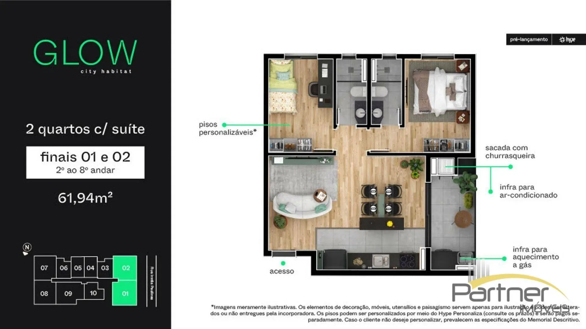 Studio no 4º andar com janelas do piso ao teto — photo 48