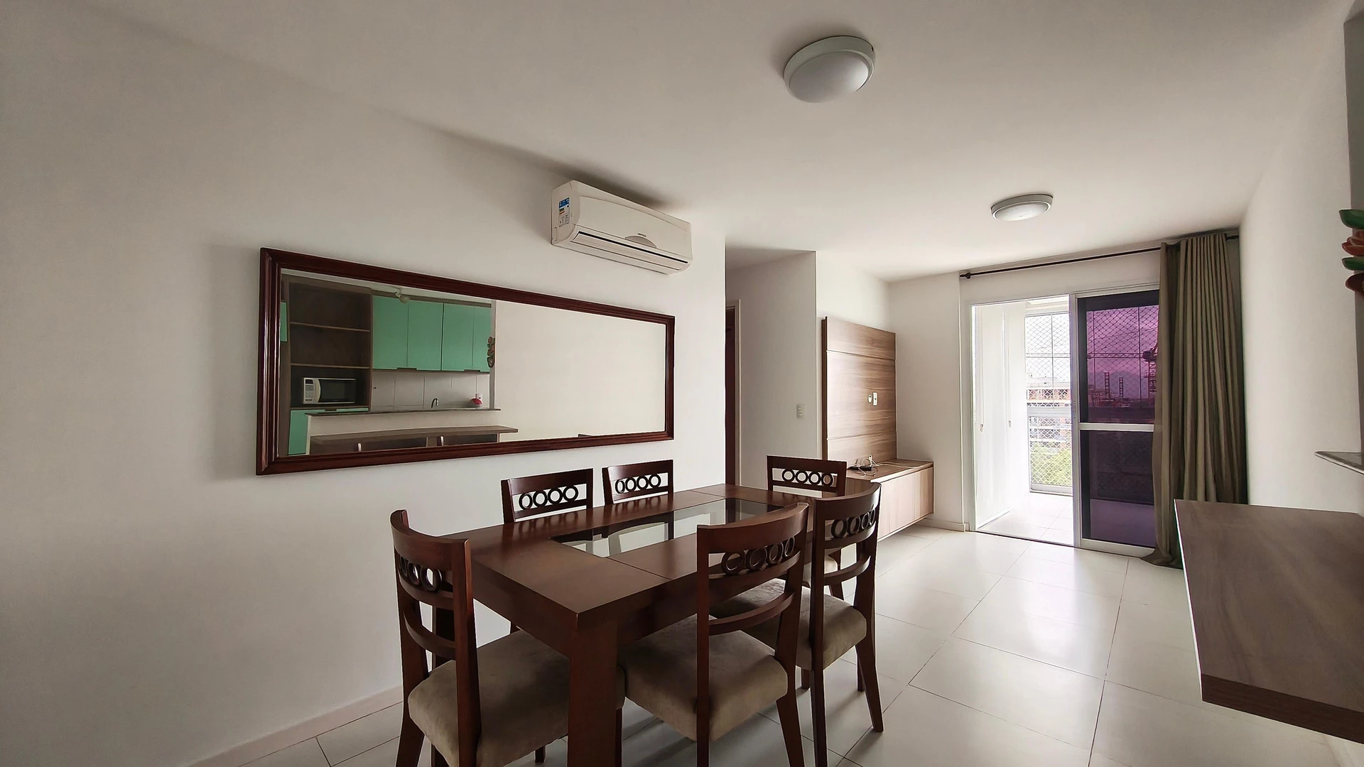 Glass-enclosed balcony in a 2-bedroom apartment, 70 m² — photo 10
