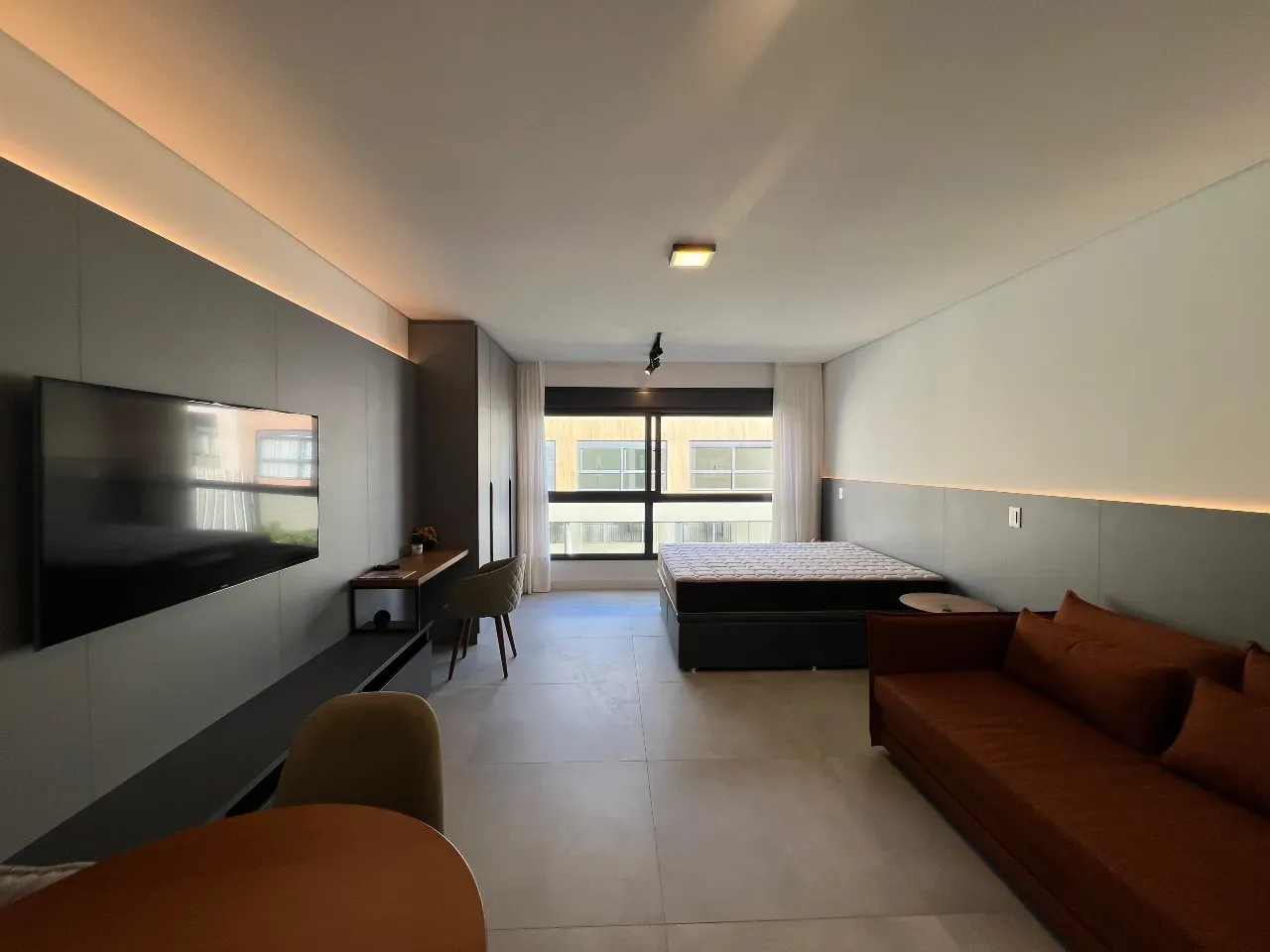 Apartamento mobiliado de 42 m² com cozinha aberta — photo 10