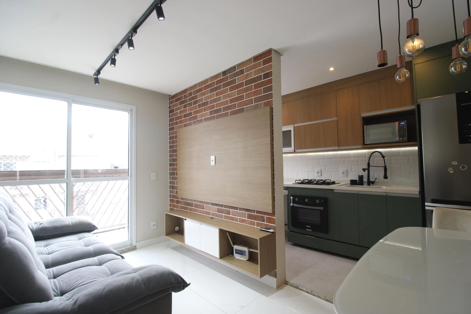 2-bedroom apartment in a building with a sauna
