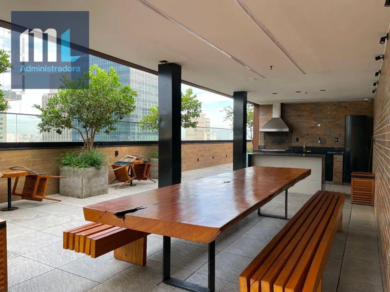 1-bedroom apartment with balcony and built-in grill — photo 9