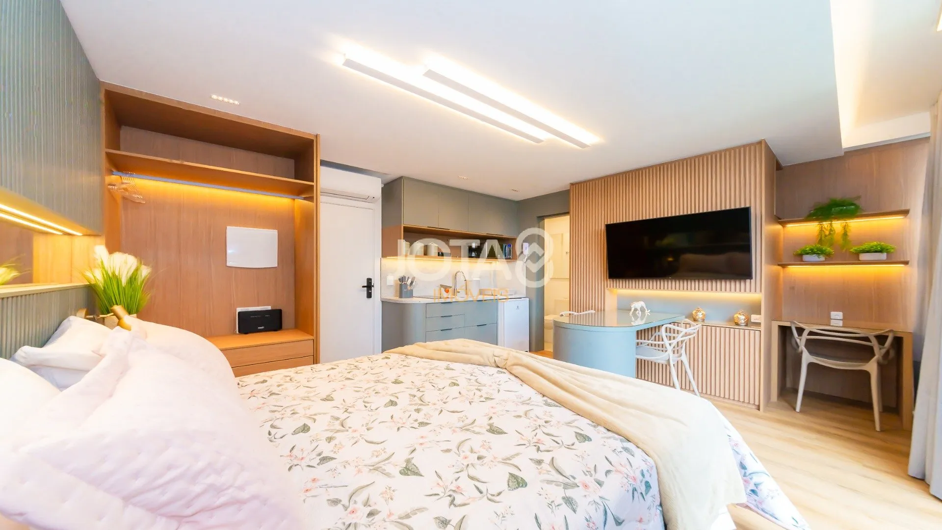 Furnished apartment, 25 m², with a washing machine — photo 10