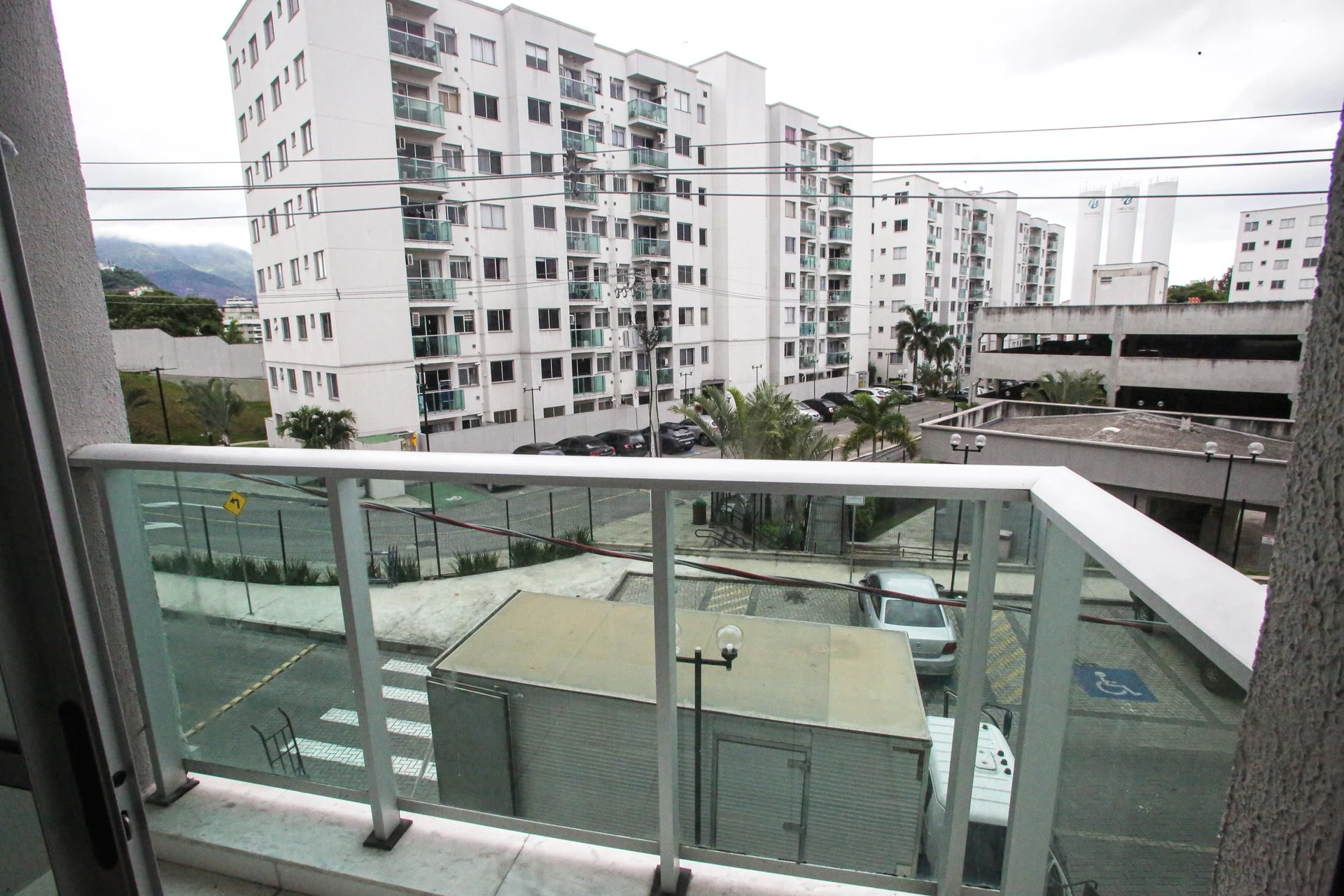 2-bedroom apartment in a building with a gym
