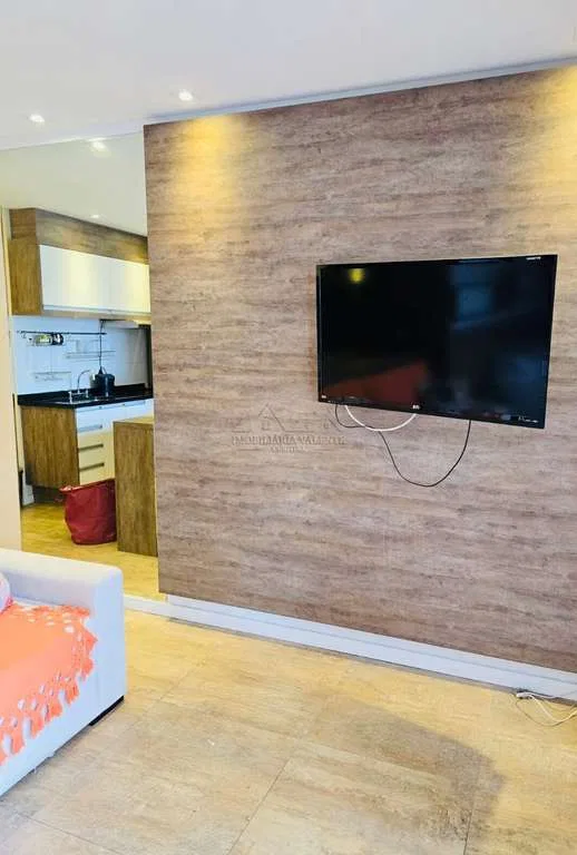 Furnished studio in a building with a sauna
