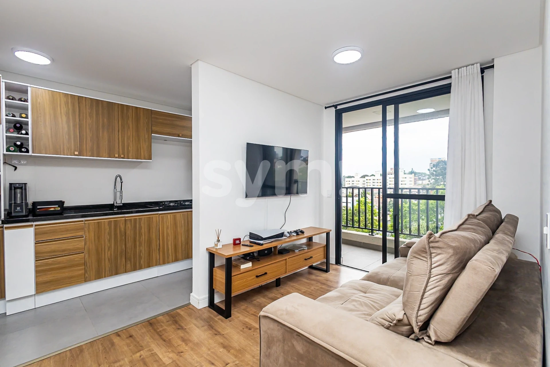 Furnished 78 m² apartment with 2 bedrooms and 1 parking