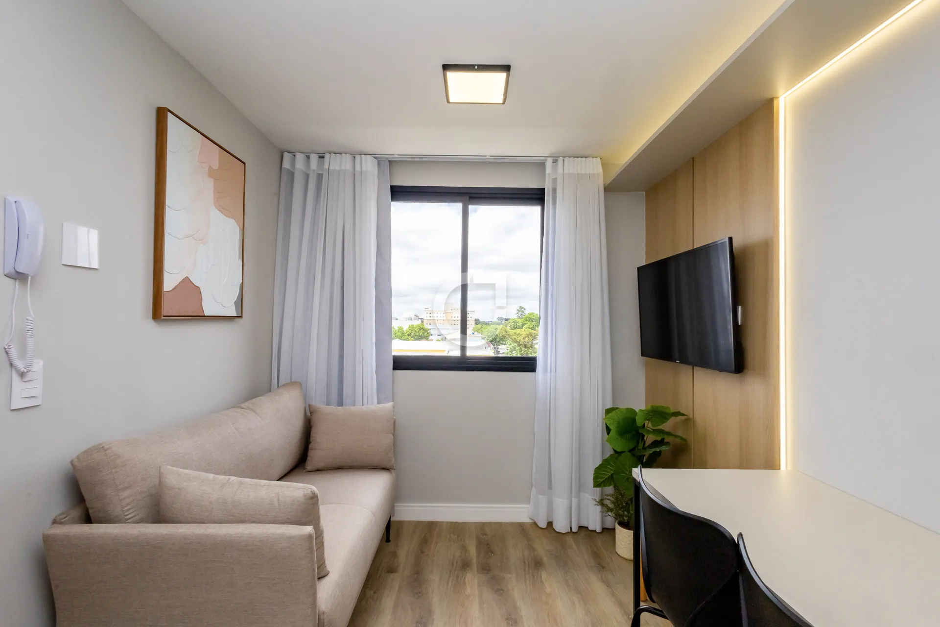 40 m² 1-bedroom apartment with en-suite and open kitchen — photo 14