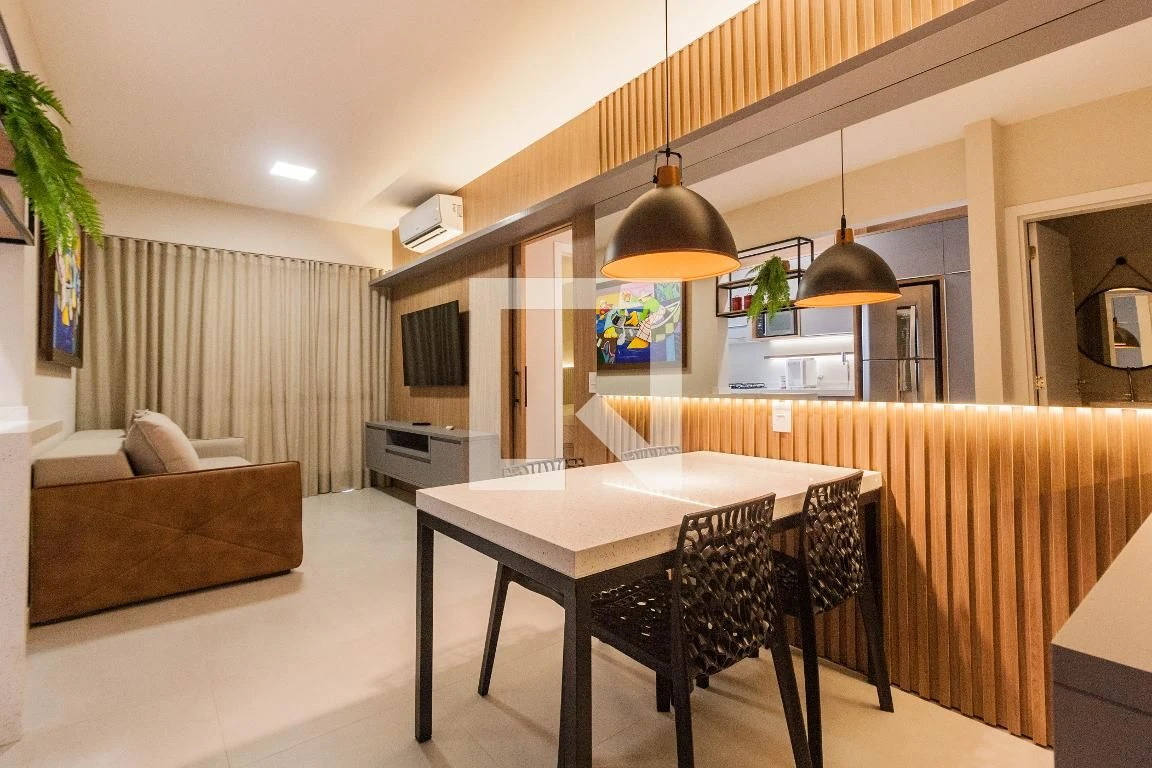 Furnished apartment, 53 m², with a grill on the balcony