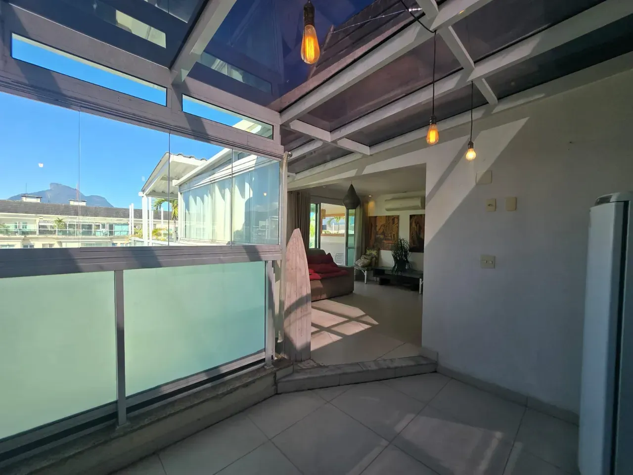 Furnished apartment with open-plan kitchen and terrace — photo 13