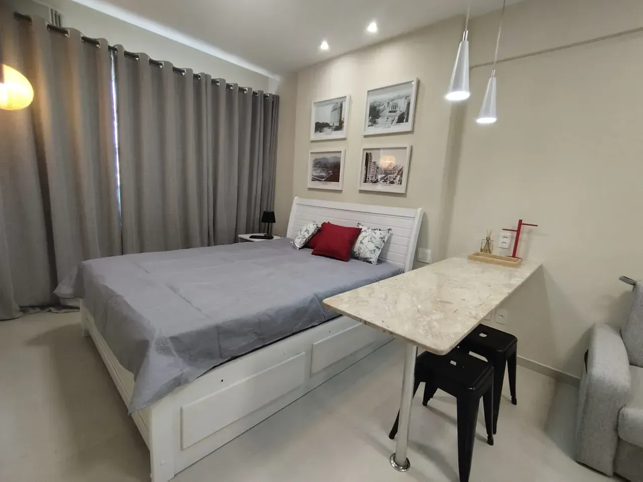 Furnished apartment with a compact cooking setup — photo 16