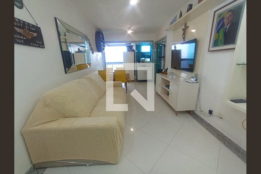 1-bedroom rental apartment with enclosed glass balcony
