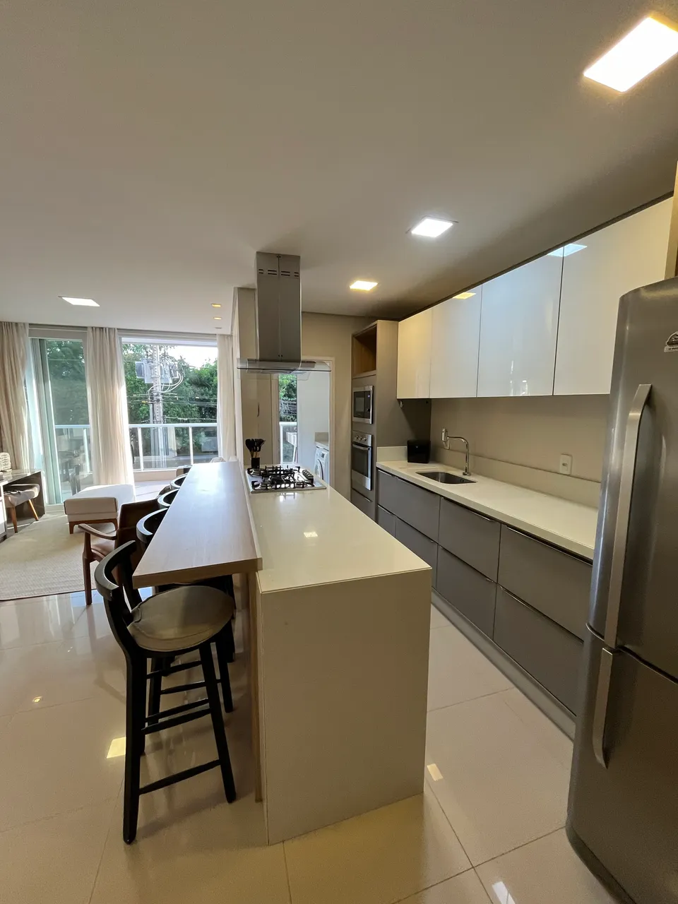 2 quartos e espaço de home office: apartamento de 100 m²
