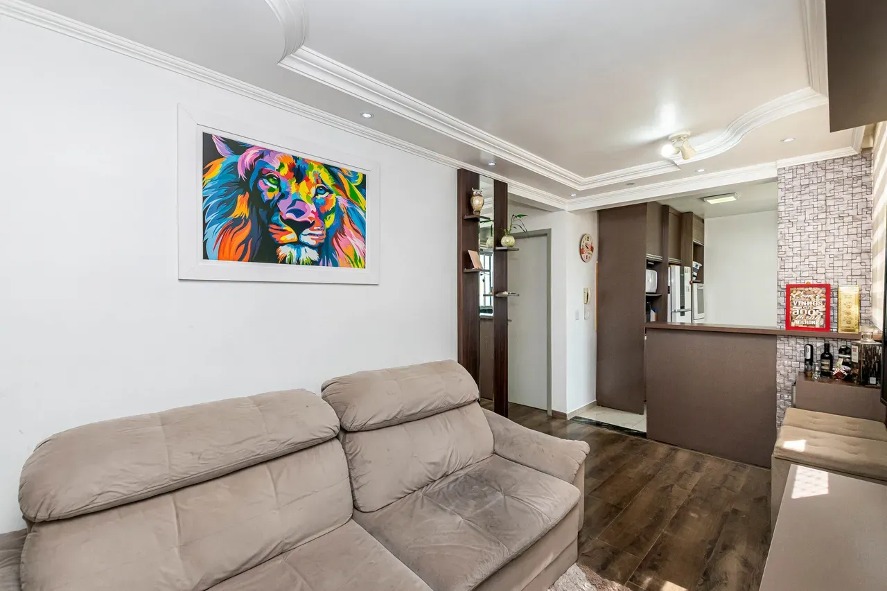 2-bedroom apartment with a washing machine in Curitiba — photo 2