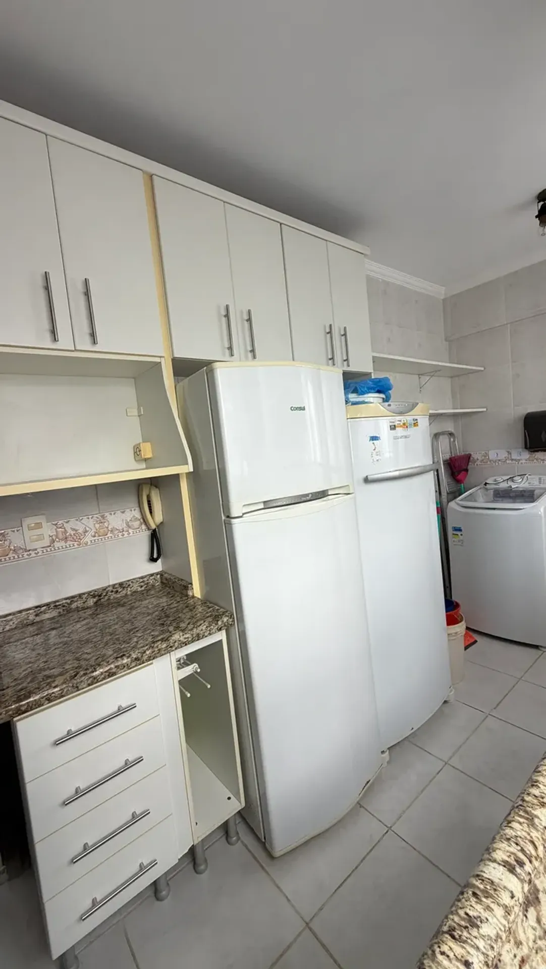 2-bedroom apartment with a washing machine in Curitiba — photo 11