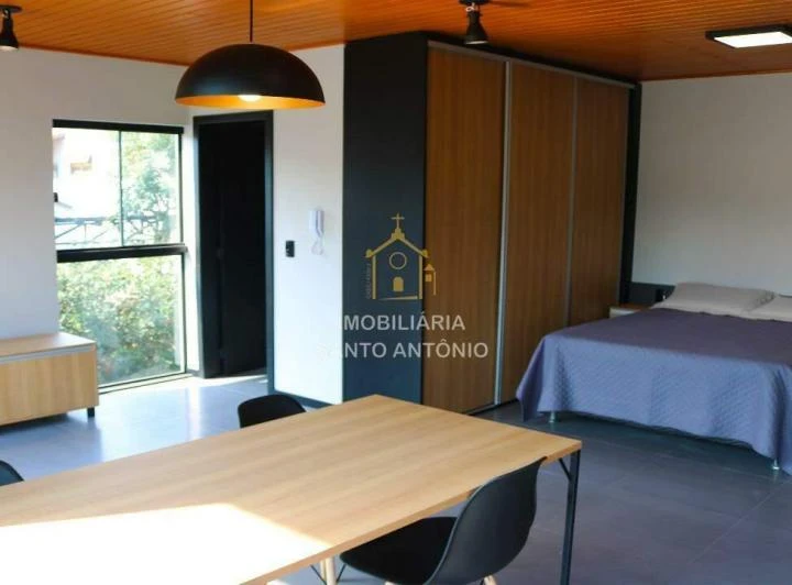 40 m² studio with open-plan kitchen and 1 bedroom