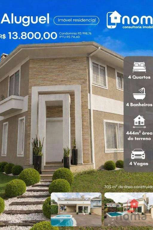 4-bedroom house with 4 bathrooms, 444 m² and 4 parking