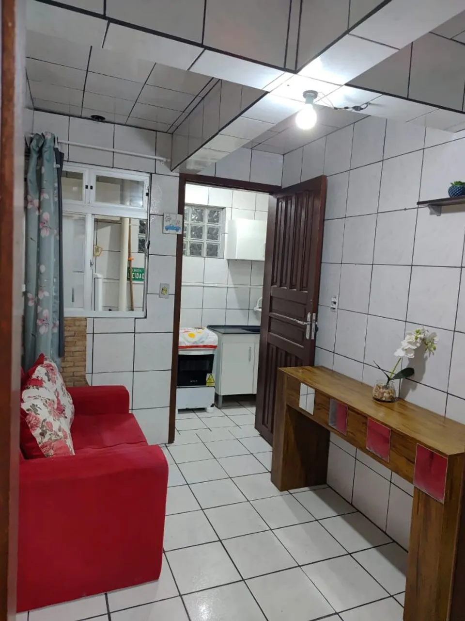 Furnished studio with kitchenette and electric stove — photo 7