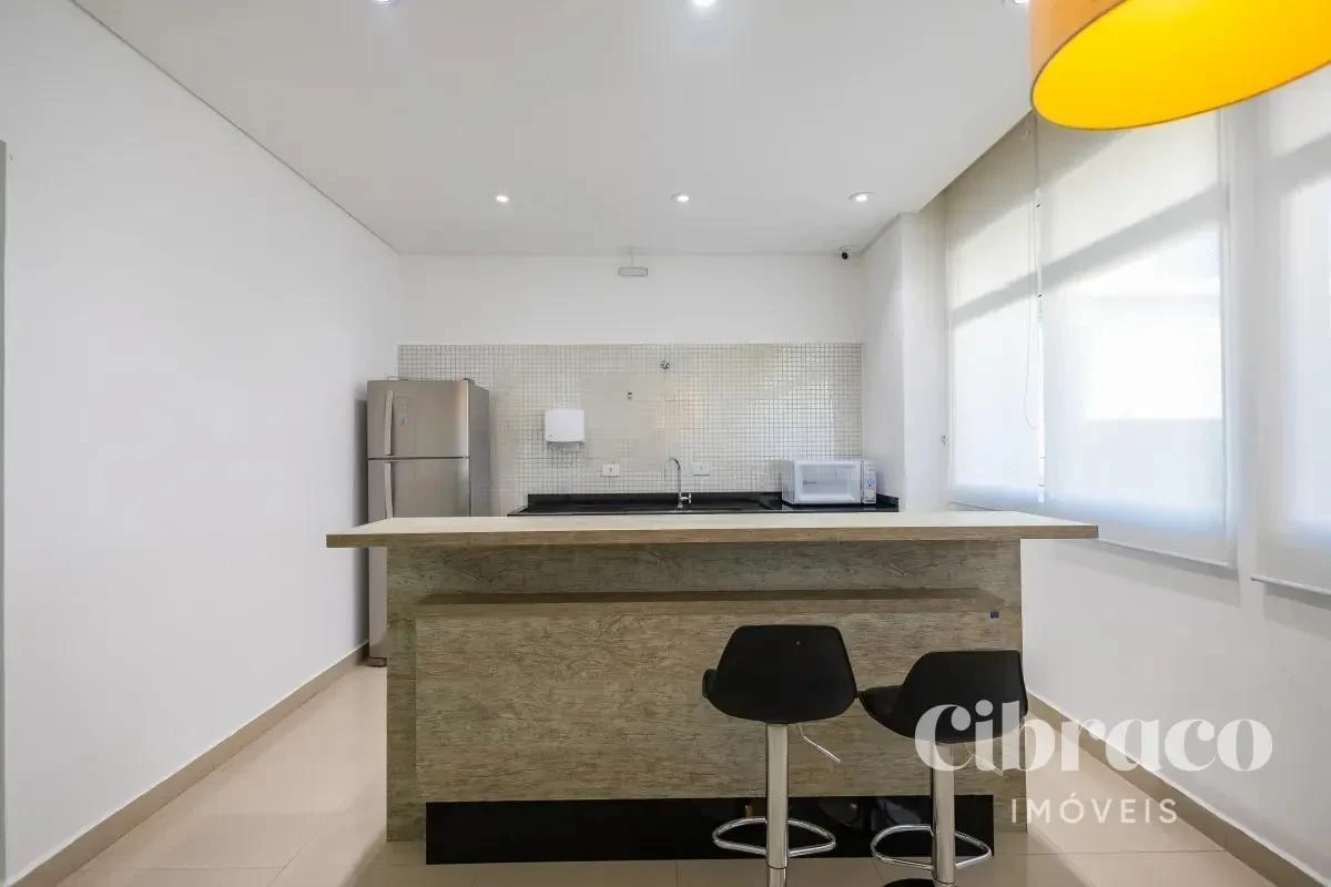 One-bedroom apartment with a washing machine in Curitiba — photo 14