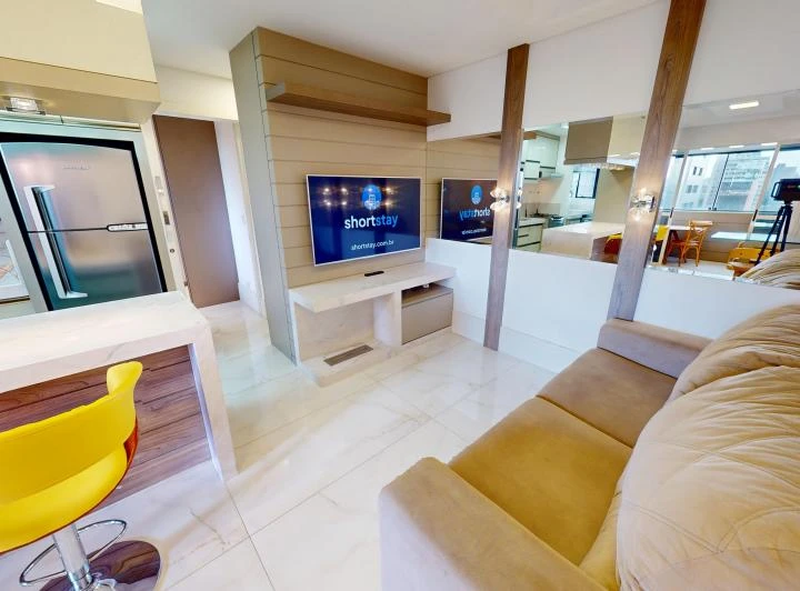 Apartamento mobiliado de 1 quarto com sacada no 15º andar — photo 3