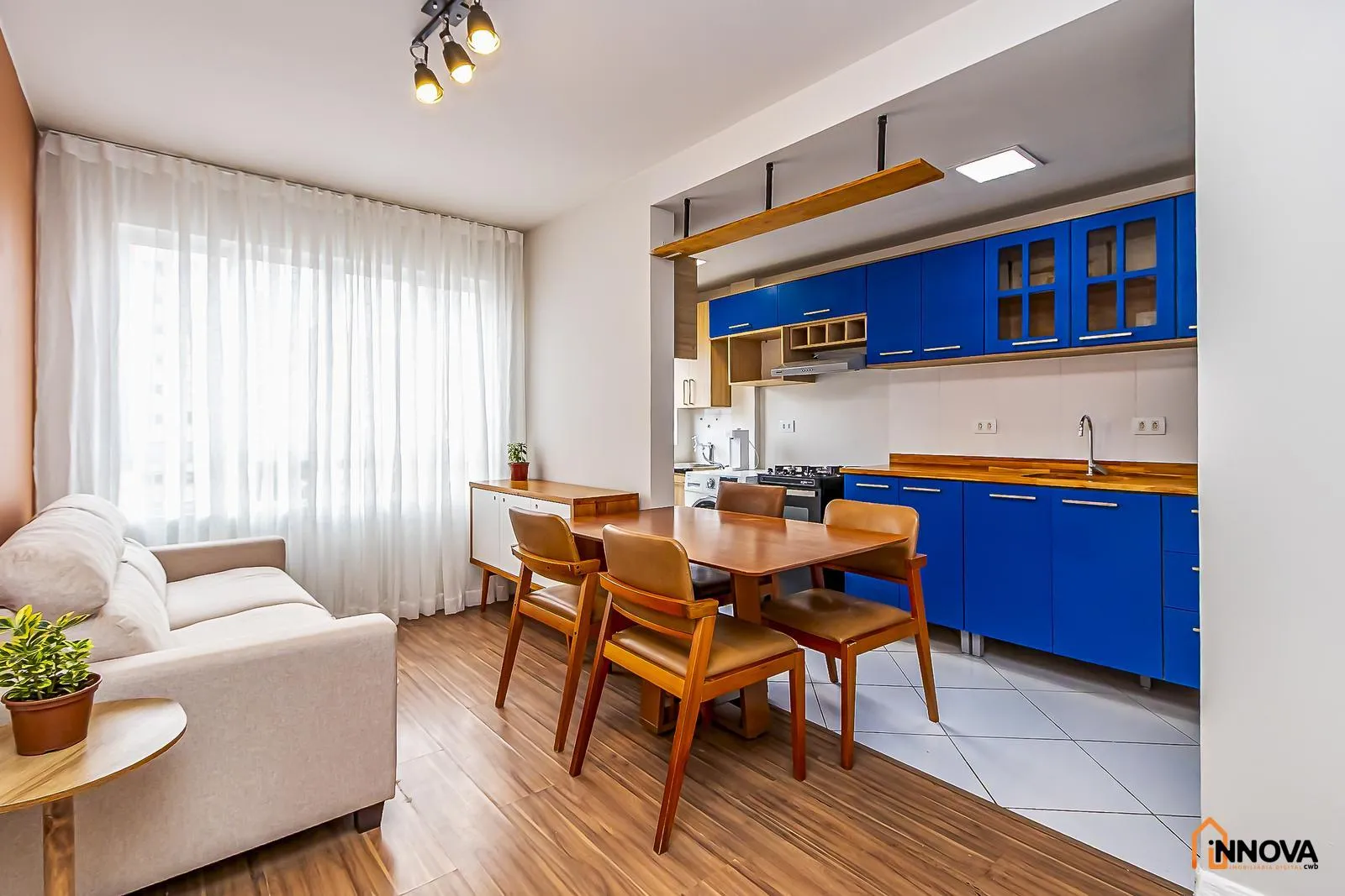 Робоче місце та 1 спальня: квартира 35 м² — photo 10