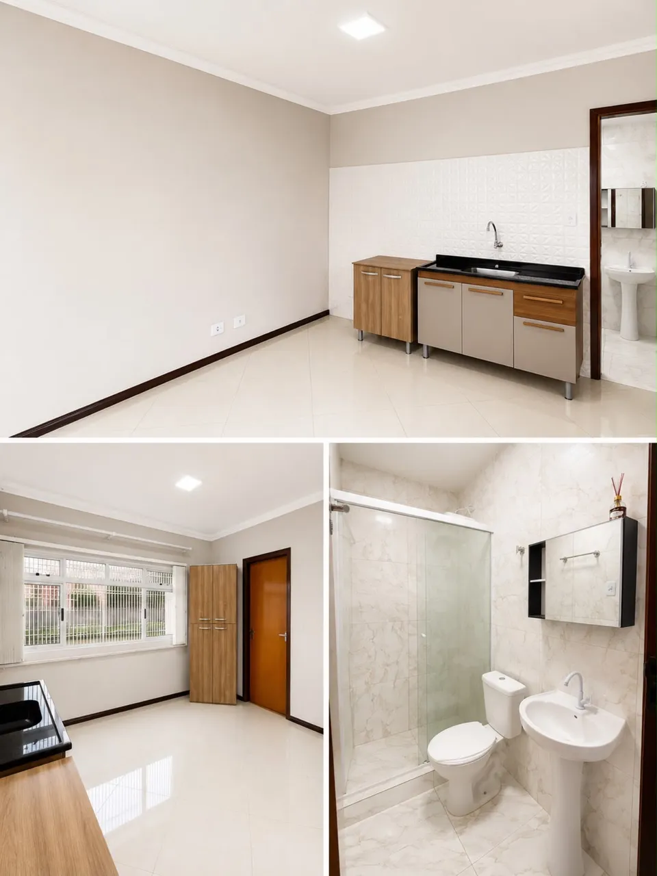 Estúdio sem vaga, com 1 quarto e 1 banheiro