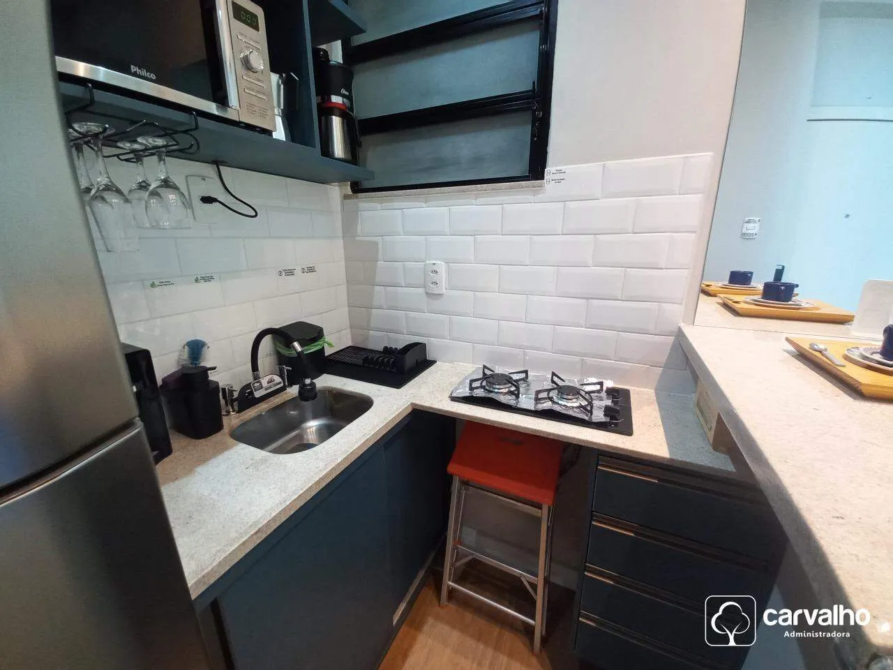 Furnished 1-bedroom apartment with 25 m² and no parking — photo 5