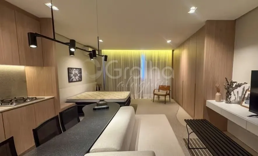 Furnished studio with 1 bedroom and integrated kitchen — photo 8