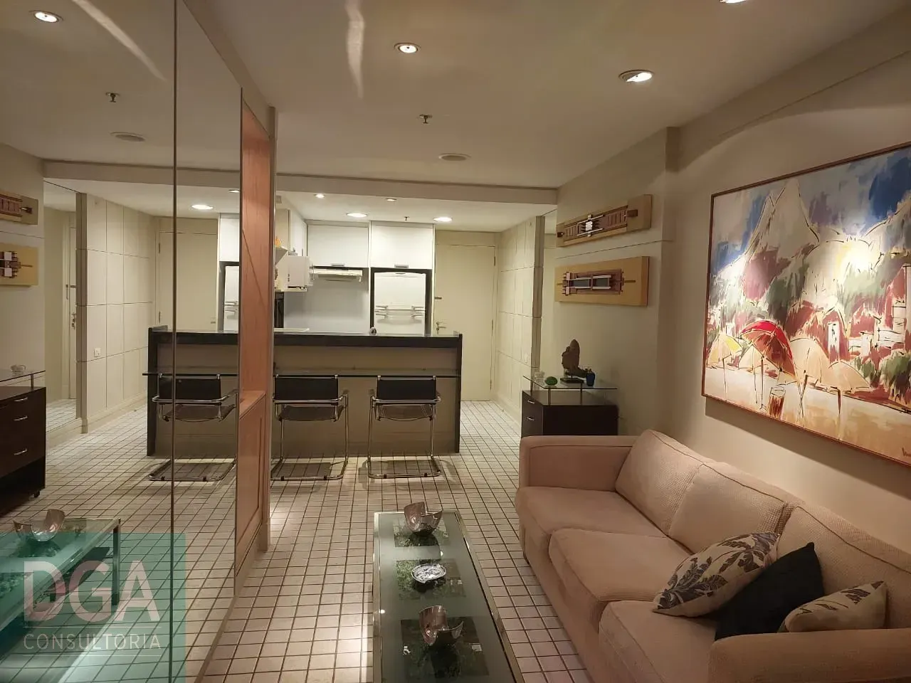 Apartamento mobiliado de 64 m² com 1 quarto e 2 banheiros — photo 11