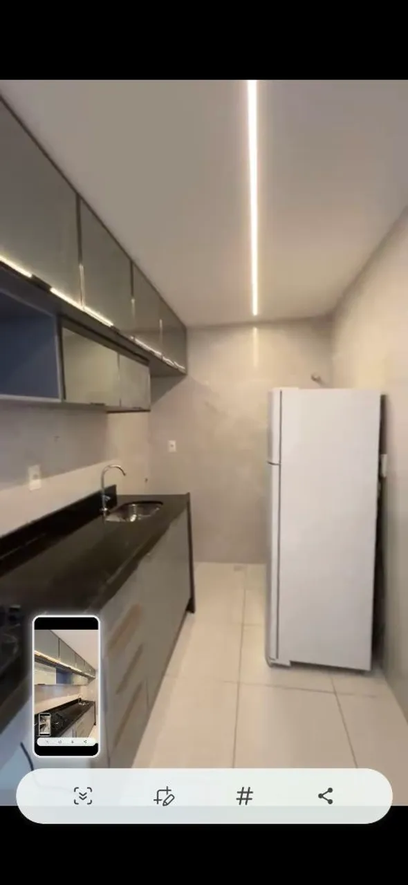 Furnished apartment with an open-plan kitchen and gas stove — photo 5